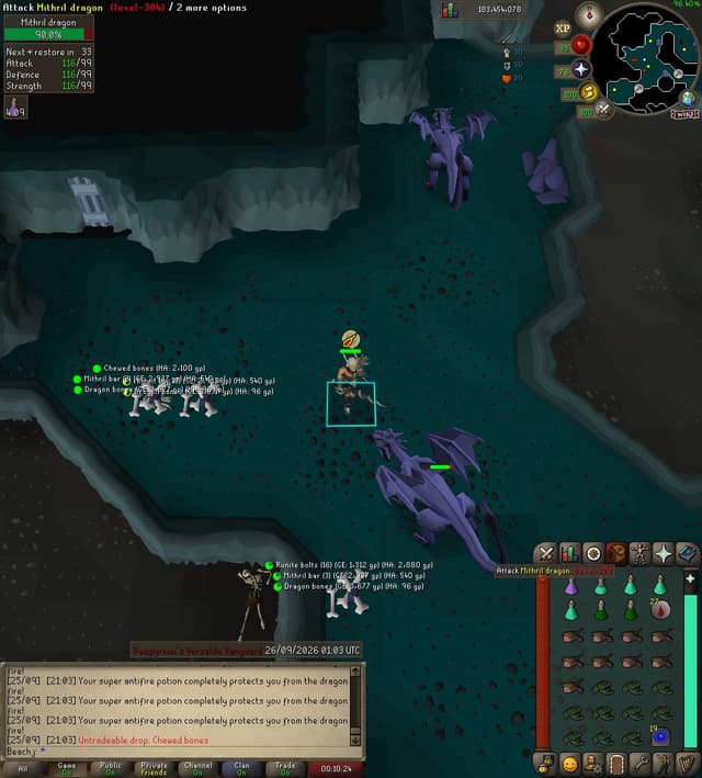Screenshot of Chewed bones