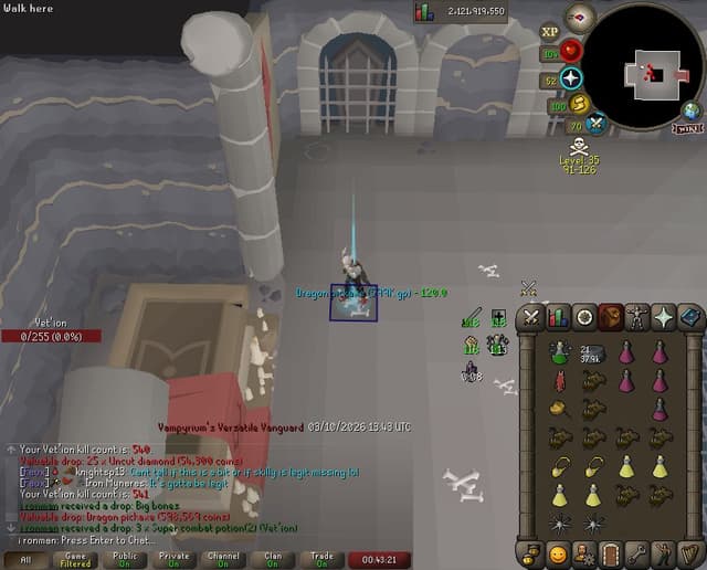 Screenshot of Dragon pickaxe