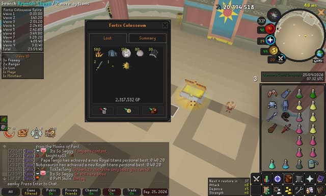 Screenshot of Sunfire fanatic helm