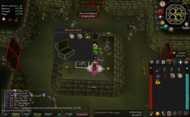 Screenshot of Ahrim's staff