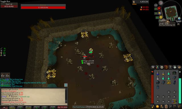 Screenshot of Scurrius' spine