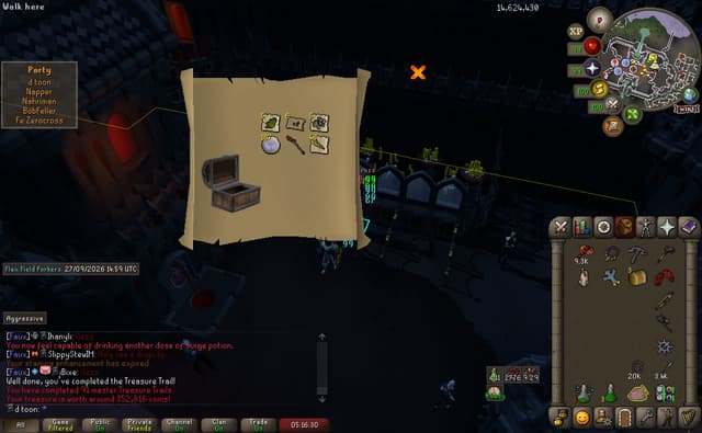 Screenshot of Iorwerth camp teleport