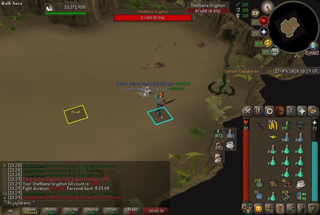 Screenshot of Belle's folly (tarnished)
