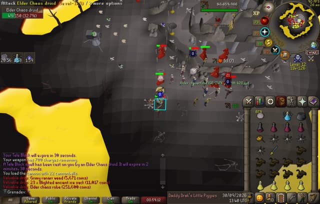 Screenshot of Elder chaos robe