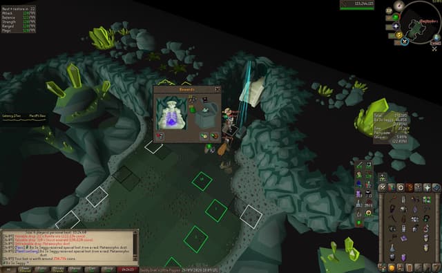 Screenshot of Metamorphic dust