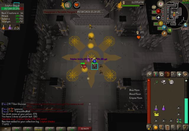 Screenshot of Sulphur blades