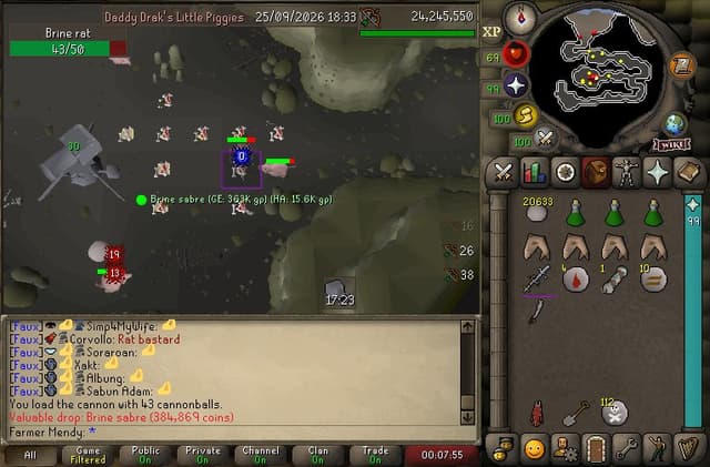 Screenshot of Brine sabre