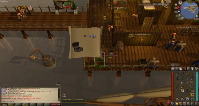 Screenshot of Iorwerth camp teleport
