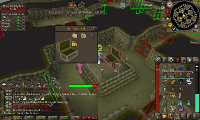Screenshot of Verac's flail