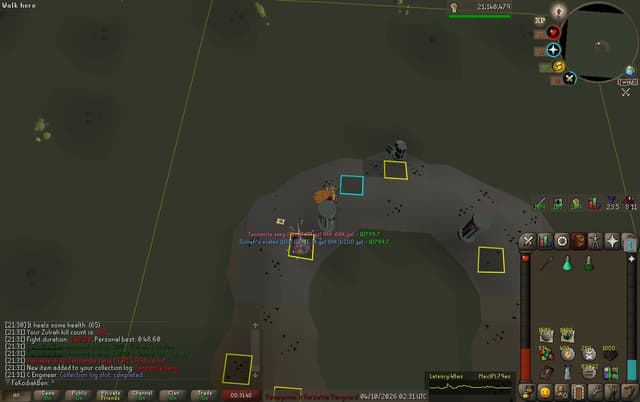 Screenshot of Tanzanite fang