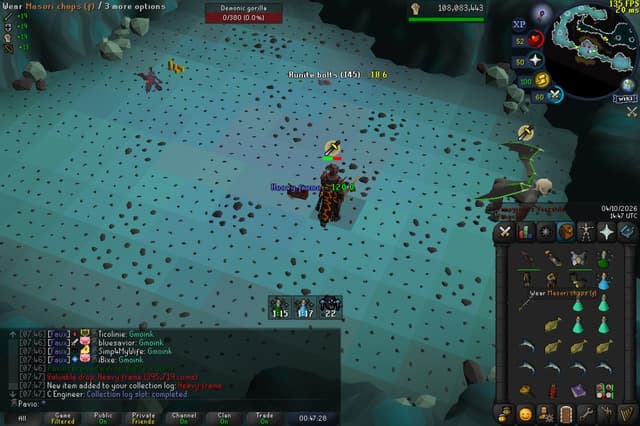 Screenshot of Heavy frame