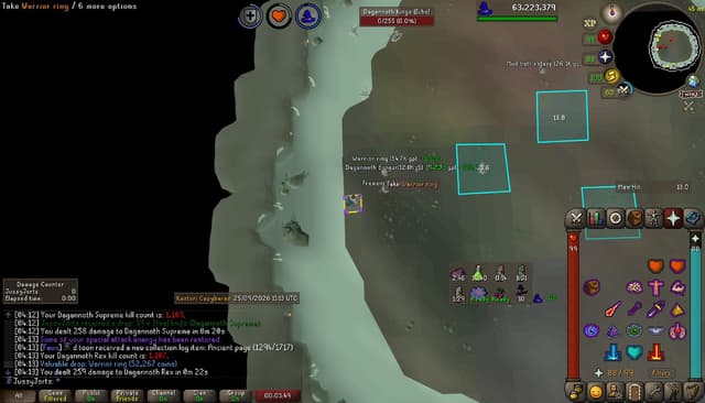 Screenshot of Warrior ring