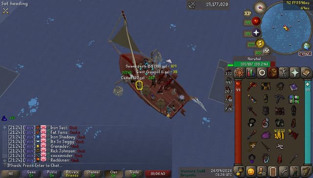 Screenshot of Narwhal horn