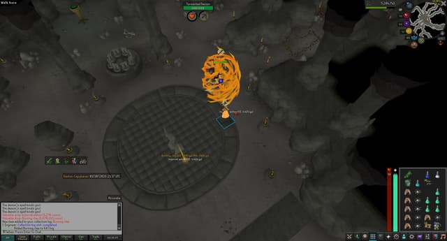 Screenshot of Burning claw