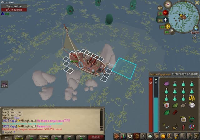 Screenshot of Dragon cannon barrel