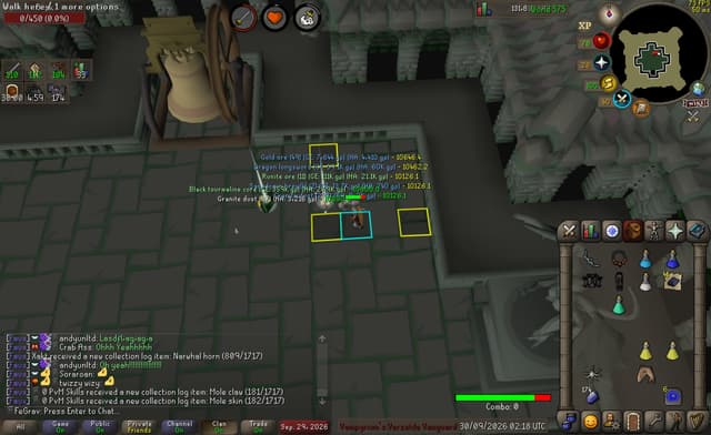 Screenshot of Black tourmaline core