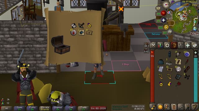 Screenshot of Digsite teleport