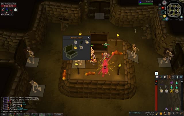 Screenshot of Verac's helm