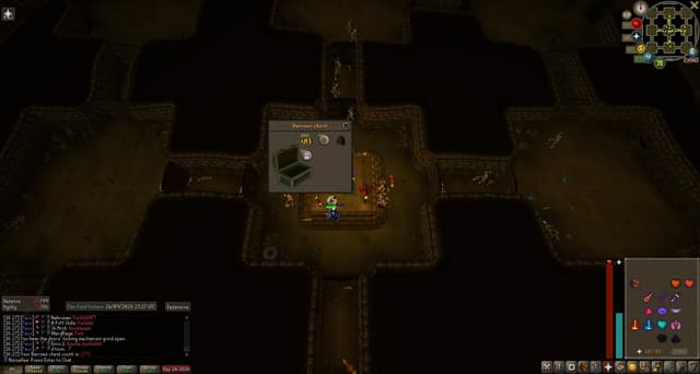 Screenshot of Dharok's helm