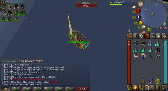 Screenshot of Narwhal horn