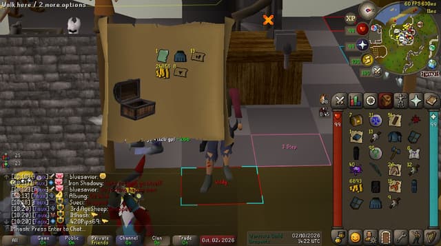 Screenshot of Iorwerth camp teleport