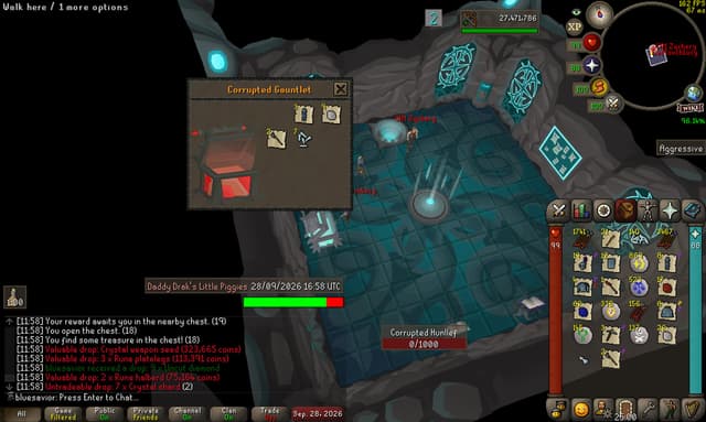 Screenshot of Crystal weapon seed
