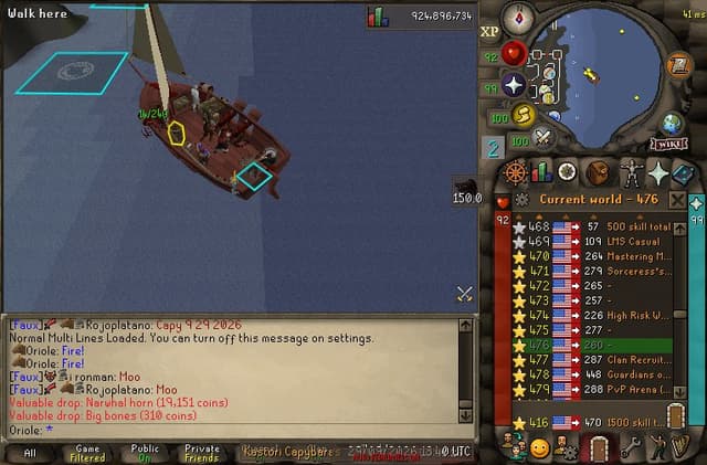 Screenshot of Narwhal horn