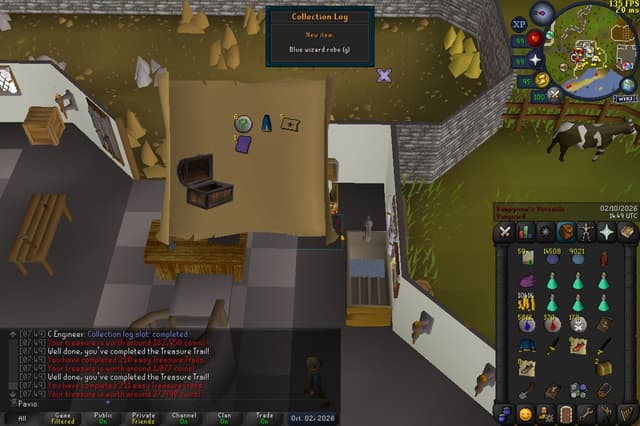 Screenshot of Lunar isle teleport