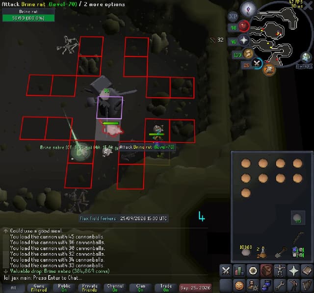 Screenshot of Brine sabre