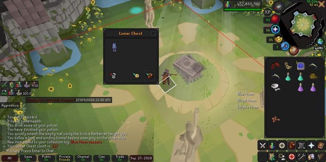 Screenshot of Blue Moon tassets