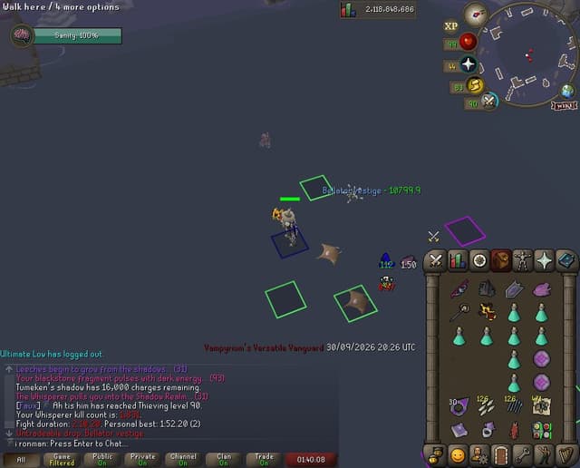 Screenshot of Bellator vestige