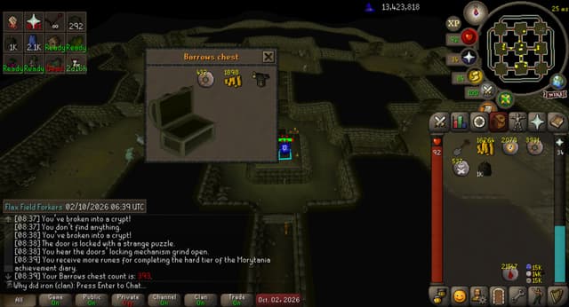 Screenshot of Dharok's platebody