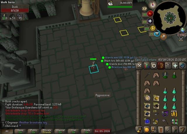 Screenshot of Granite maul