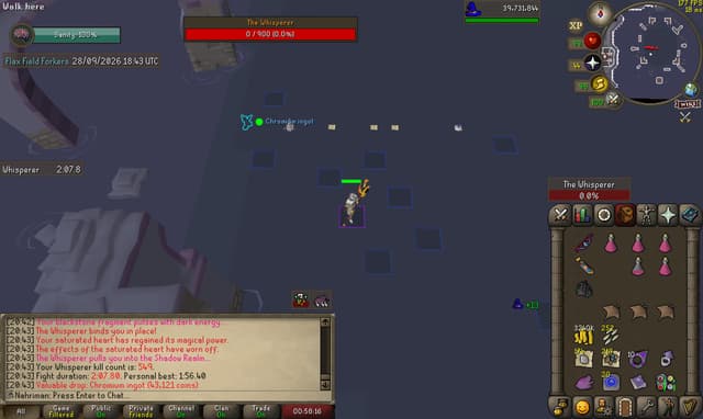 Screenshot of Chromium ingot