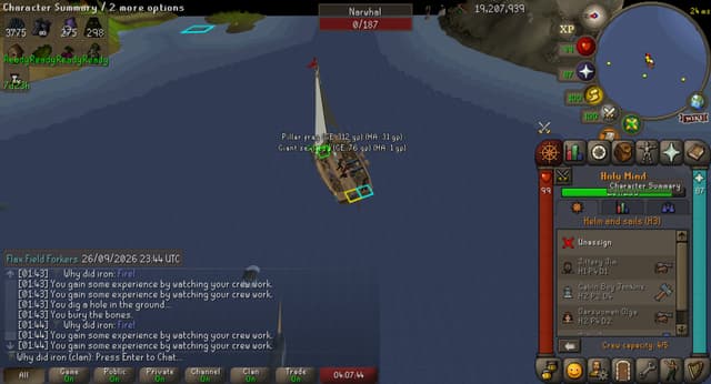 Screenshot of Narwhal horn