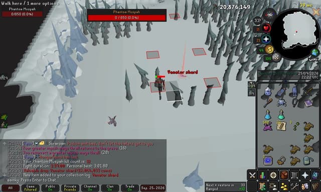 Screenshot of Venator shard