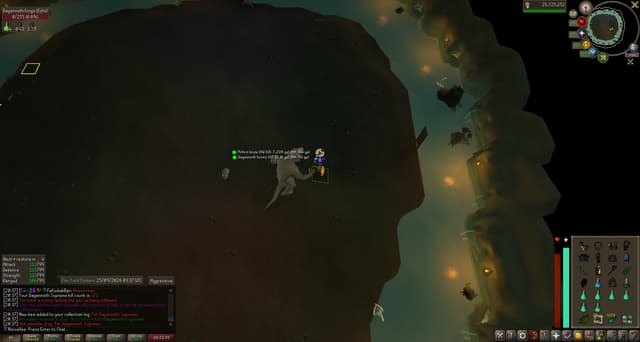 Screenshot of Pet Dagannoth Supreme