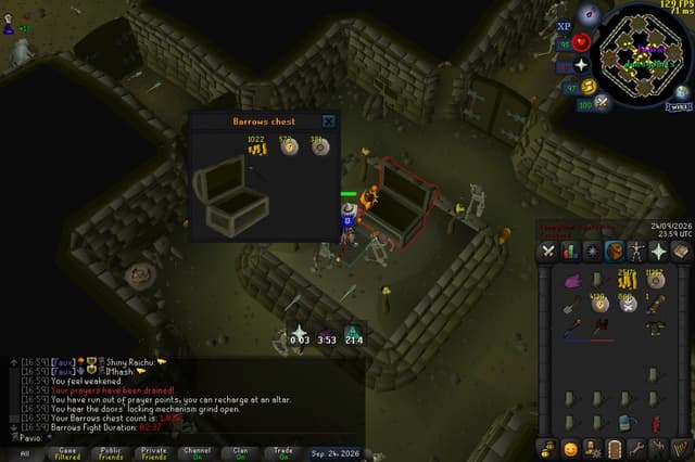 Screenshot of Guthan's warspear