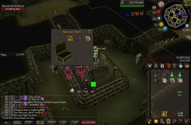 Screenshot of Dharok's greataxe