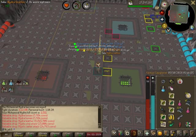 Screenshot of Hydra leather