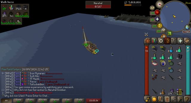 Screenshot of Narwhal horn