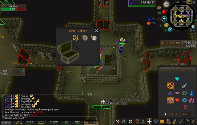 Screenshot of Guthan's warspear