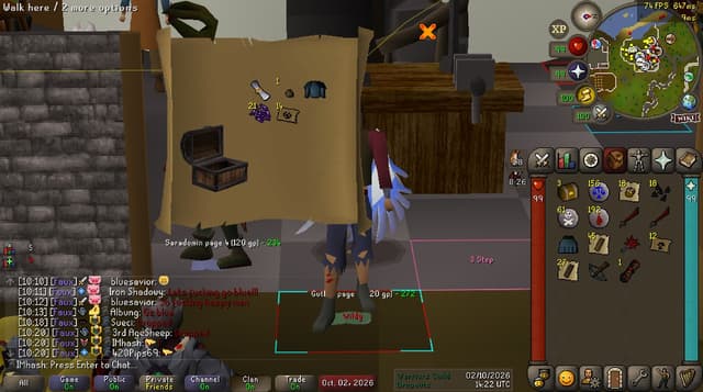 Screenshot of Pest control teleport