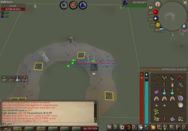 Screenshot of Tanzanite fang