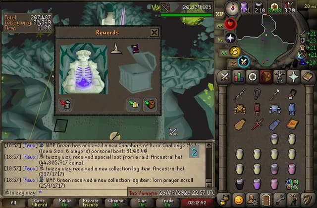 Screenshot of Ancestral hat