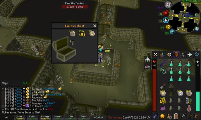 Screenshot of Dharok's platebody