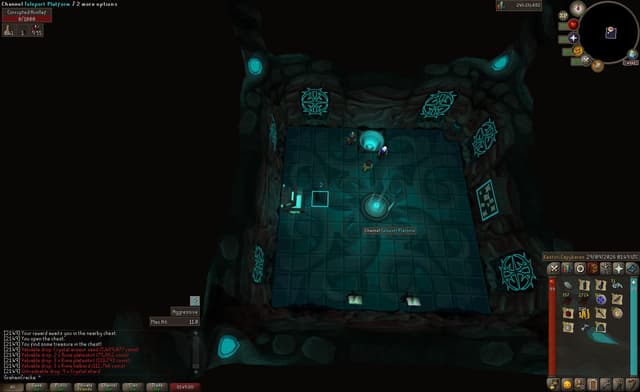 Screenshot of Crystal armour seed