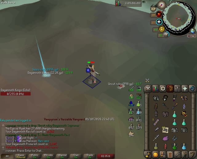 Screenshot of Seers ring