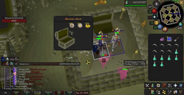 Screenshot of Dharok's platebody