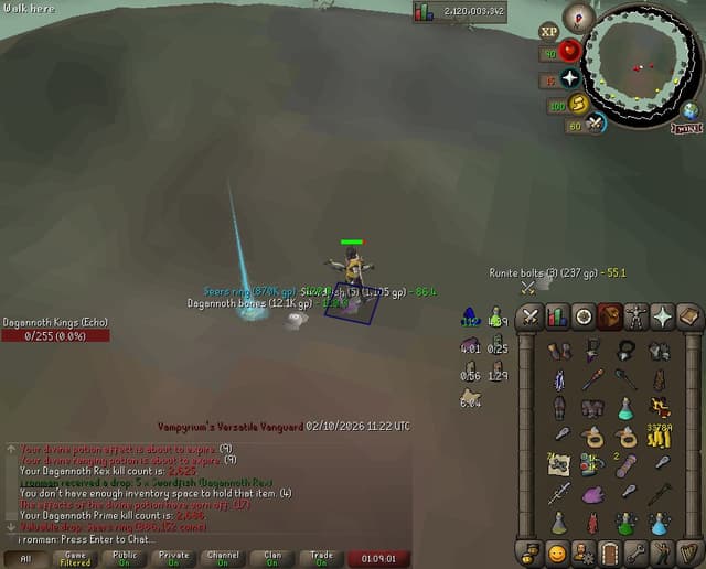 Screenshot of Seers ring